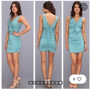 BCBGMaxAzria Aqua Sleeveless Mini Dress